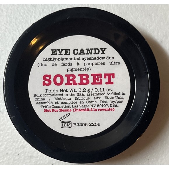 TRIFLE COSMETICS Eye Candy SORBET Highly Pigmented Eye Shadow Duo in NEW .11oz - Picture 5 of 5